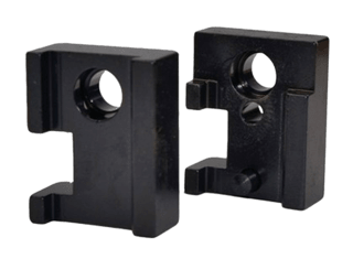 This set of base mounts from Tikka are machined out of solid steel for perfect mating with receiver tapered scope mount rails and rings.